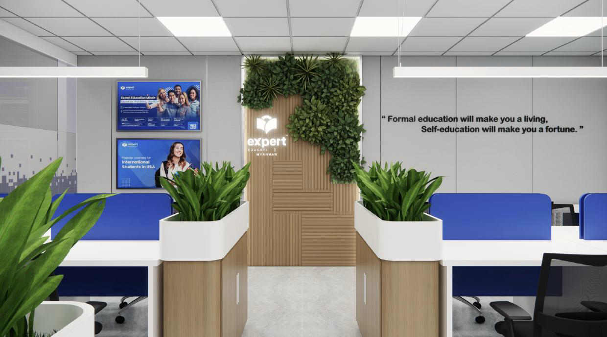 Green Living Wall & Expert Branding