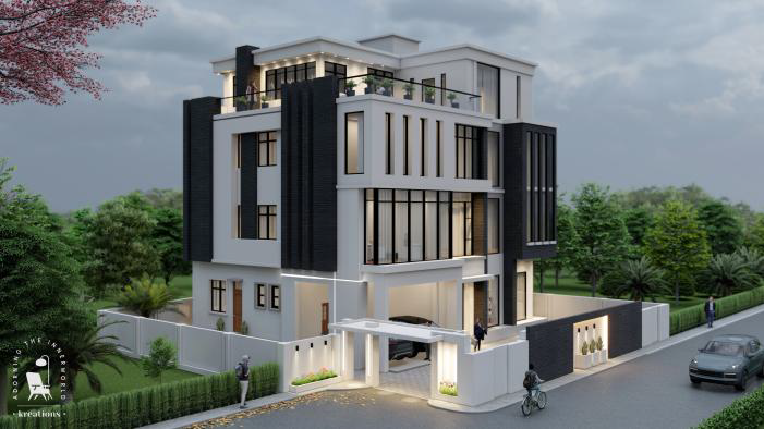 Exterior Night Render