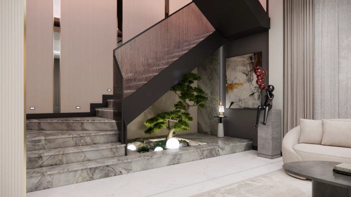 Staircase Bonsai Detail