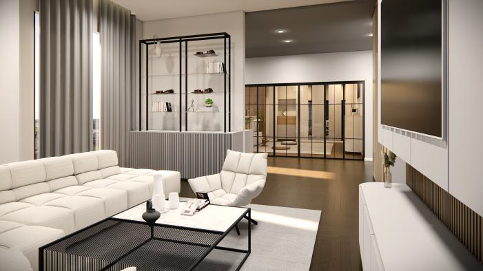 2nd Floor Living — Open Divider