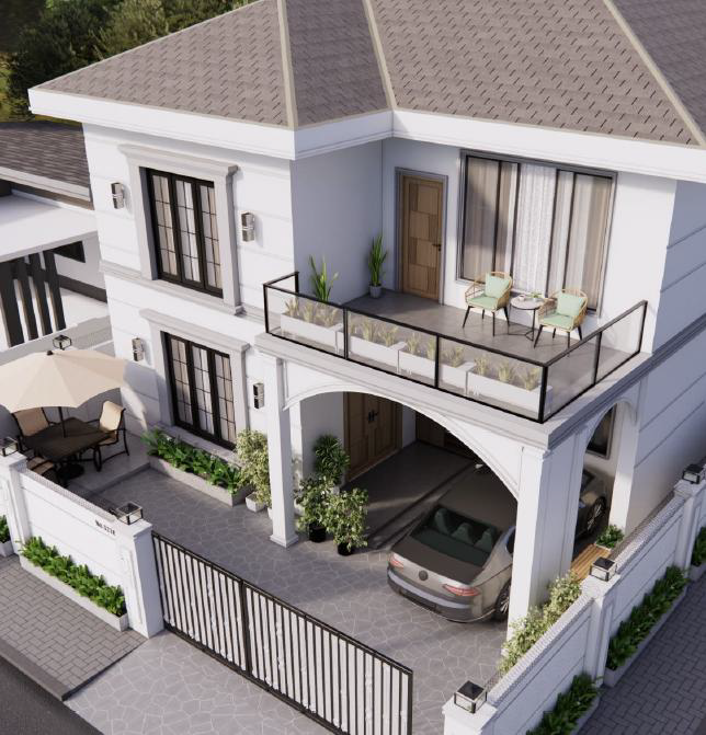 1218 North Dagon Residence — Aerial View