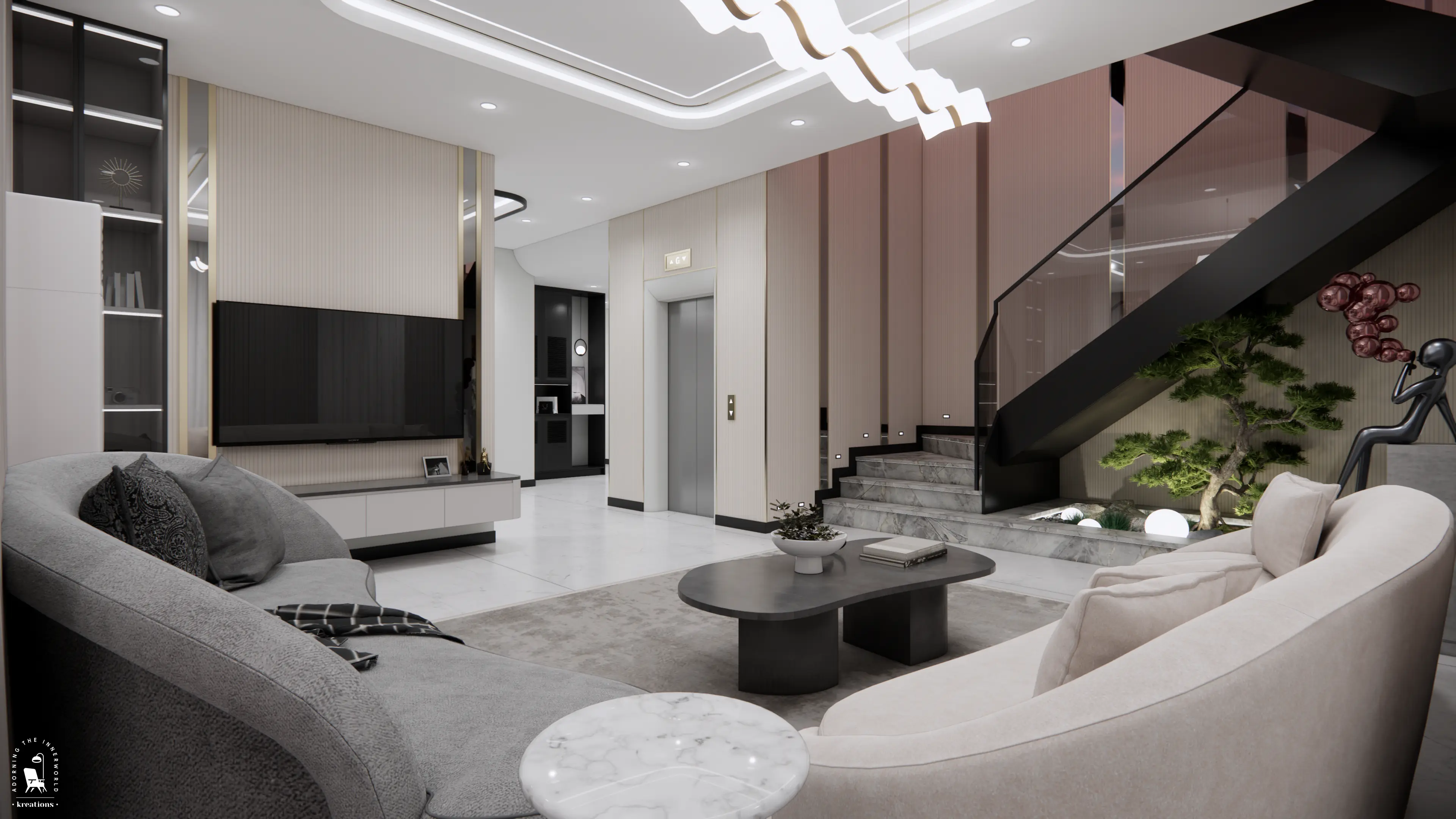 135K3 Thanlwin — Living Room